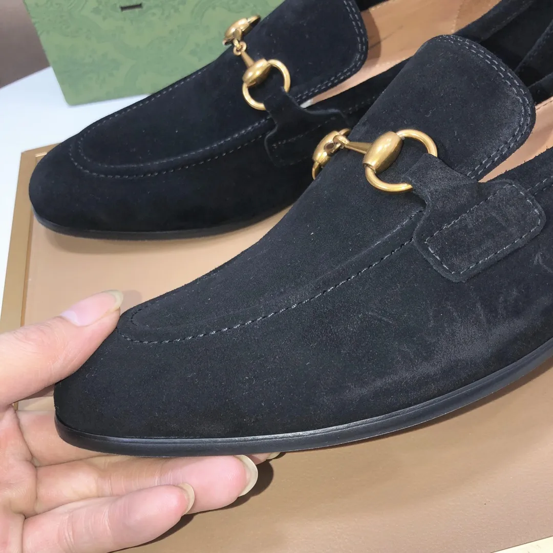 Men's shoes 💰580💰[GUCCI—Gucci] The latest high-end version of Gucci. Official website new model. Available at the same time at counters, the uppers are made of original cowhide imported from Italy/matched with the original special material splicing design concept; "highlight, high-end, grade, extravagance" and exquisite workmanship (original mesh fabric) sole: original factory special outsole size (38-45) (custom-made 45 non-returnable)